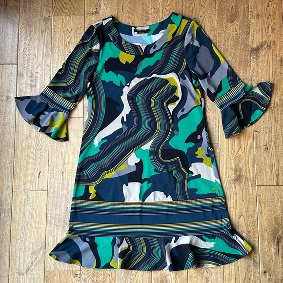 BCBGMAXAZRIA Abstract Print Dress size Medium - Picture 5 of 11